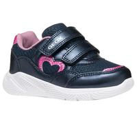Geox Bébé Fille B Sprintye Girl Basket, Bleu Marine, 22 EU