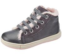 Geox Bébé Fille B Trottola Girl B Sneakers, Dk Grey/Dk Pink, 21 EU