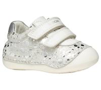 Geox Bébé Fille B TUTIM B Basket, White/Silver, 19 EU