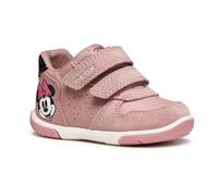 Geox Bébé Fille B Zapito Girl First Walker Shoe, Antique Rose Black, 24 EU