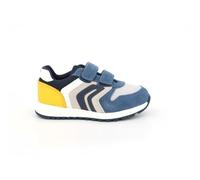 Geox Bébé garçon B ALBEN Boy A Basket, Jeans/Yellow, 23 EU
