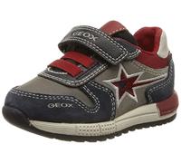 Geox Bébé Garçon B Alben Boy A Sneakers, Navy/Dk Red, 20 EU