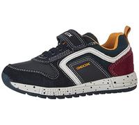 Geox Bébé Garçon B Alben Boy C Sneakers, Navy/Bordeaux, 20 EU