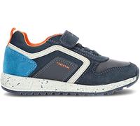 Geox Bébé Garçon B Alben Boy C Sneakers, Navy/Octane, 20 EU