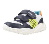 Geox Bébé garçon B CIUFCIUF Boy A Basket, White/Navy, 23 EU