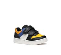 Geox Bébé garçon B Eclyper Boy Basket, Noir DK Yellow, 21 EU