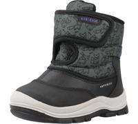 Geox Bébé garçon B FLANFIL Boy B ABX Botte de Neige, Black/Forest, 20 EU