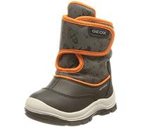 Geox Bébé Garçon B Flanfil Boy B Abx Bottines, Black/Fluo Orange, 20 EU