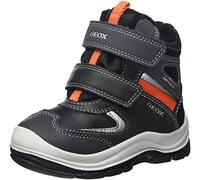 Geox Bébé Garçon B Flanfil Boy B Abx Bottines, Black/Orange, 20 EU