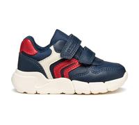 Geox Bébé garçon B Flexyper Mini Boy Basket, Bleu Marine/Rouge, 23 EU
