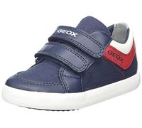 Geox Bébé Garçon B Gisli Boy B Sneakers, Navy/Dk Red, 20 EU