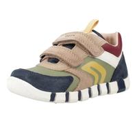 Geox Bébé garçon B Iupidoo Boy First Walker Shoe, Bleu Marine Pistache, 24 EU