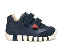 Geox Bébé garçon B Iupidoo Boy First Walker Shoe, Bleu Marine/Rouge, 20 EU