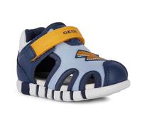 Geox Bébé Garçon B Iupidoo Boy Sandale, Lt Navy Yellow, 19 EU