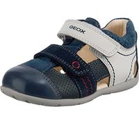 Geox Bébé Garçon B Kaytan A Premiers Pas, Dk Blue/White, 21 EU
