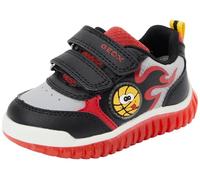 Geox Bébé garçon B Lightyloo Boy Basket, Noir/Rouge, 20 EU
