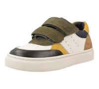 Geox Bébé garçon B Nashik Boy Basket, Lt Ivory DK Green, 24 EU