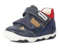Geox Bébé Garçon B New Balu' Boy A Premiers Pas, Navy/Red, 24 EU