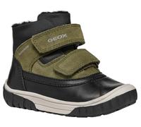 Geox Bébé garçon B Omar Boy WPF C Bottine, Black/DK Green, 22 EU