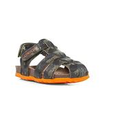 Geox Bébé Garçon B Sandal Chalki Boy Sandales, Military/Orange, 24 EU