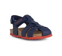 Geox Bébé Garçon B Sandal Chalki Boy Sandales, Navy/Red, 20 EU