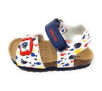 Geox Bébé garçon B Sandal CHALKI Boy, White/Red, 20 EU