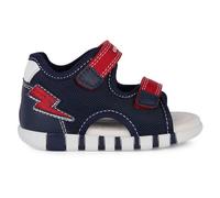 Geox Bébé garçon B Sandal Iupidoo Boy, Bleu Marine/Rouge, 21 EU