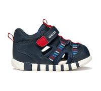 Geox Bébé garçon B Sandal Iupidoo Boy, Bleu Marine/Rouge, 24 EU