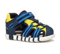 Geox Bébé garçon B Sandal IUPIDOO Boy, Navy/Fluo Yellow, 21 EU