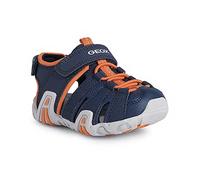 Geox Bébé Garçon B Sandal Kraze A Sandales, Navy/Orange, 23 EU