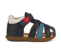 Geox Bébé garçon B Sandal MACCHIA Boy, Bleu Marine Multicolore, 22 EU