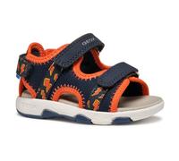 Geox Bébé garçon B Sandal Multy Boy A, Navy/Orange, 24 EU
