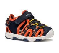 Geox Bébé garçon B Sandal Multy Boy B, Navy/Orange, 22 EU
