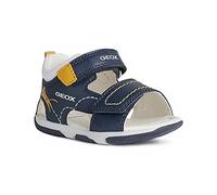 Geox Bébé Garçon B Sandal Tapuz Boy B Premiers Pas, Navy/Ochre, 20 EU