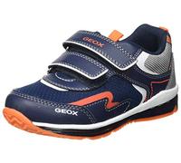Geox Bébé Garçon B Todo Boy A Sneakers, Navy/Fluo Orange, 21 EU