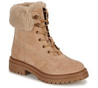 Bottes de Cheville GEOX D Iridea - Beige Caramel - Daim-Nubuck - Lacets - Femme 39