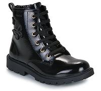 Bottines en cuir brillant fille Geox Shaylax Noir 31