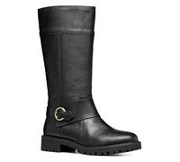 Geox Bottes D Hoara aFashion pour femme, Noir, 38 EU