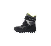 Geox J Himalaya Boy B ABX Bottines à la Cheville, Gris foncé et Citron Vert, 24 EU