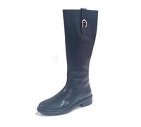 Geox Bottes décontractées en cuir avec semelle en caoutchouc respirant D46TGD pour femme