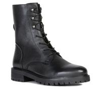 Geox Bottes D Hoara E-Nappa Cuir noir Lacets Taille 36