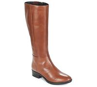 Geox Bottes femme Felicity D – Cuir marron, zip – Taille 35