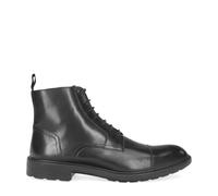 Geox Bottes Walk Pleasure pour homme en cuir lisse noir, Noir , 40 EU