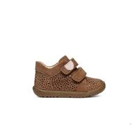 GEOX Bottines bébé fille Macchia marron - cuir, scratch, semelle souple respirante 20