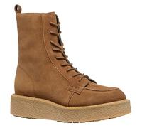Geox Bottines D Elidea B pour femme, Camel foncé, 36 EU