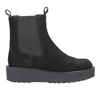 Geox Bottines Elidea en cuir rugueux, noir, pour femme