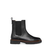 Geox Bottines Norize pour femme en cuir lisse noir, Noir , 35 EU