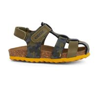Geox Boy's B Chalki Sandal, Sage Ochreyellow, 7.5 UK Child