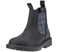 Geox J SHAYLAX Boy Bateau à Cheville, Black DK Yellow, 36 EU