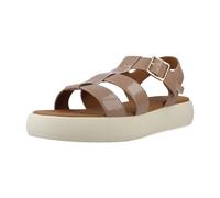 Geox - Camalei Flat Sandal - Femme - Chaussures - Beige - Taille: 39 EU